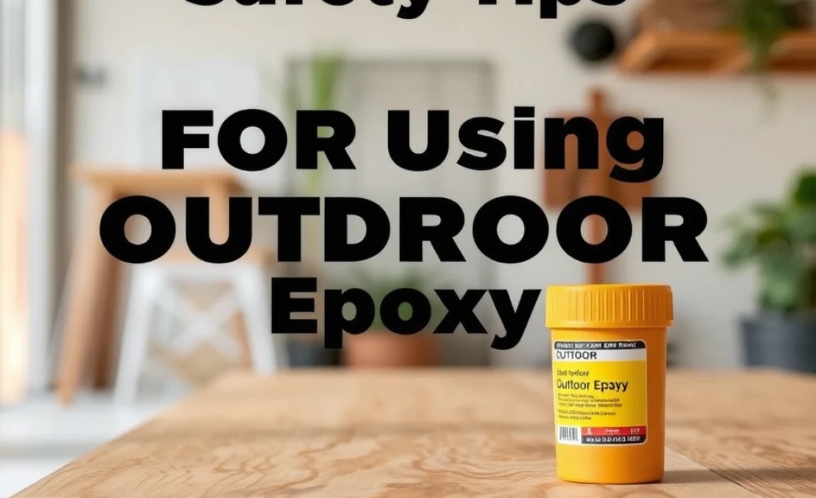 Safety Tips For Using Outdoor Epoxy