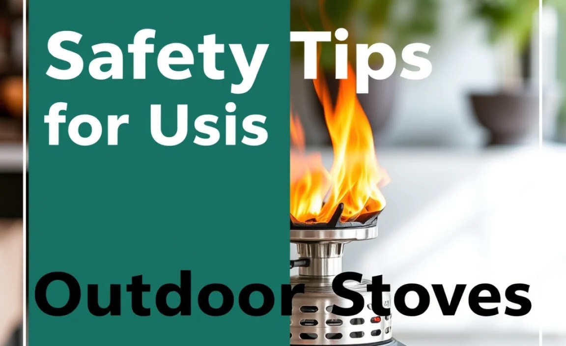 Safety Tips for Using Outdoor Stoves