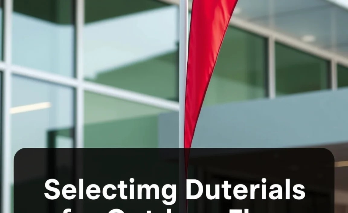 Selecting Durable Materials for Outdoor Flags