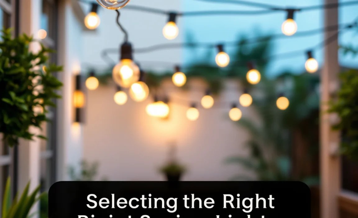 Selecting the Right String Lights for Your Posts