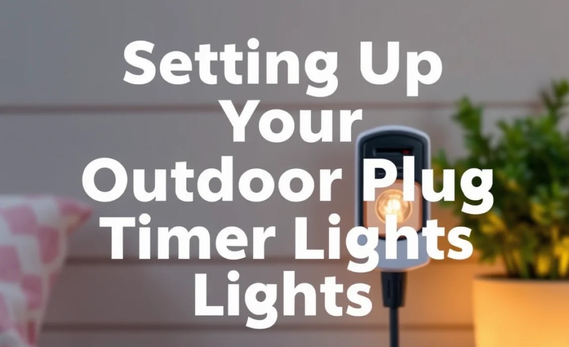 Setting Up Your Outdoor Plug Timer Lights