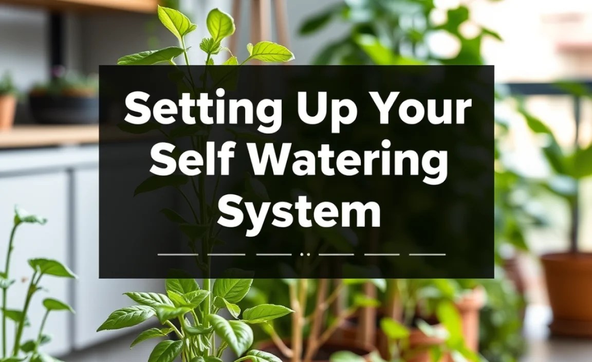 Setting Up Your Self Watering System