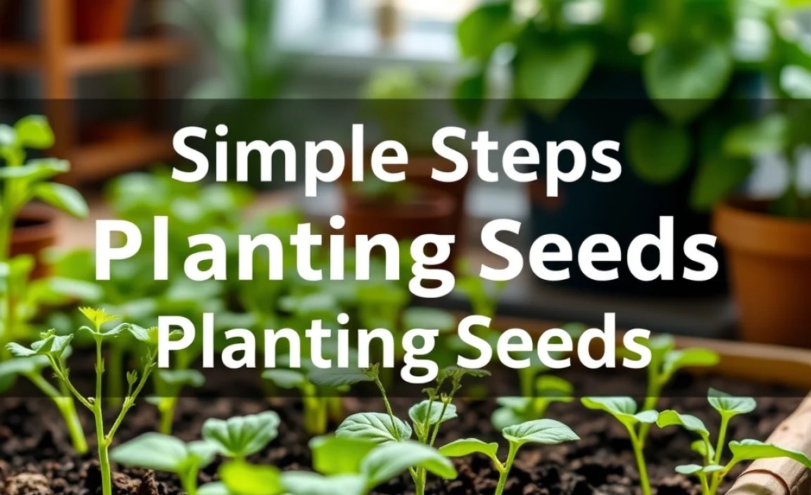 Simple Steps For Planting Seeds