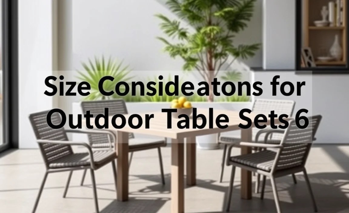 Size Considerations for Outdoor Table Sets 6