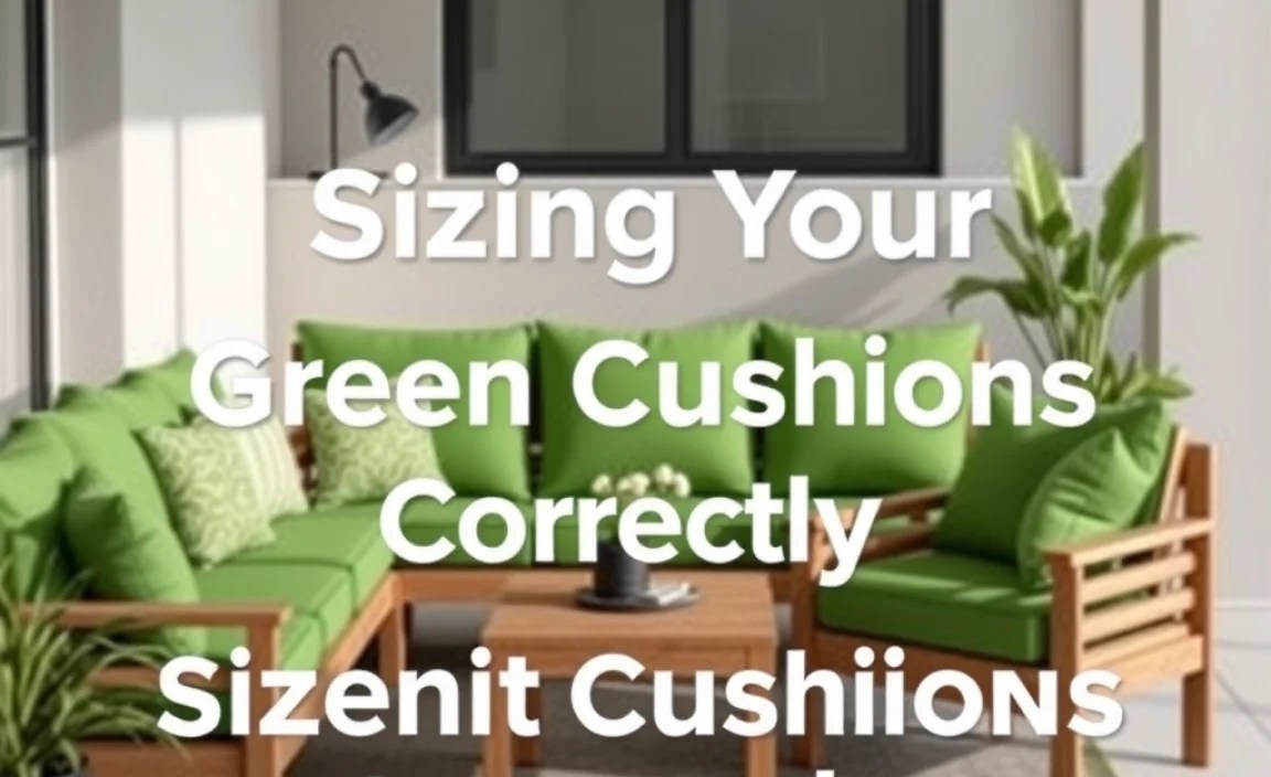 Sizing Your Green Cushions Correctly