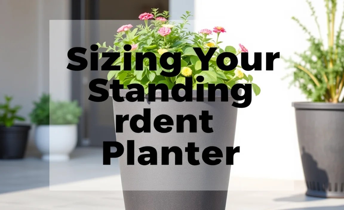 Sizing Your Standing Garden Planter