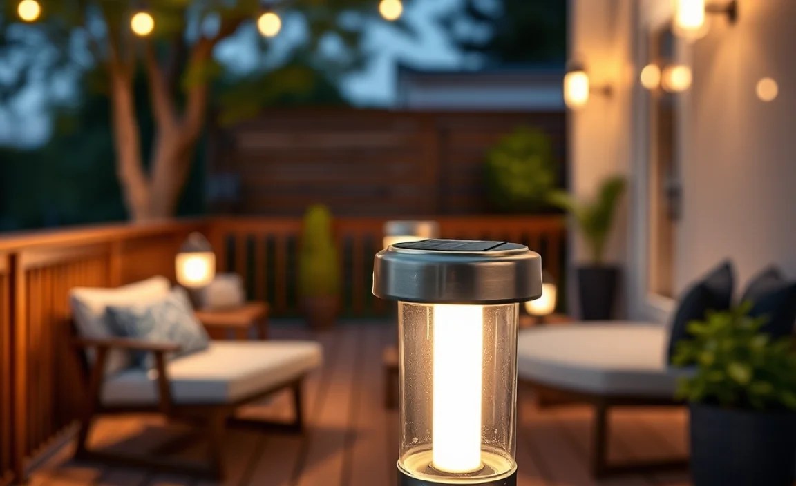 solar outdoor lights for deck