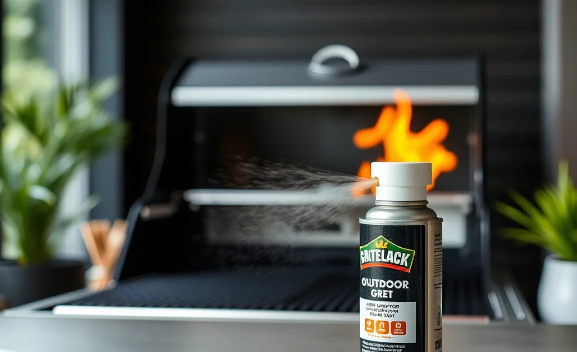 spray for outdoor grill