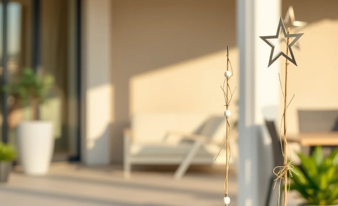 stakes for outdoor decorations
