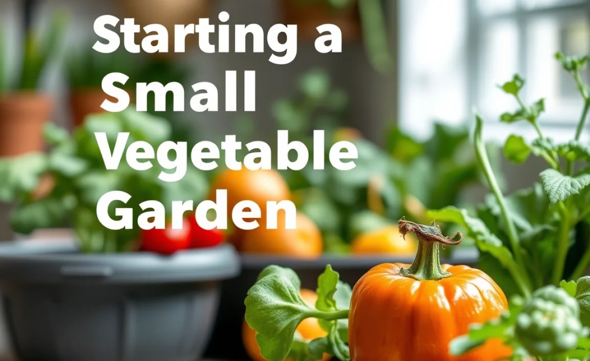 Starting a Small Vegetable Garden