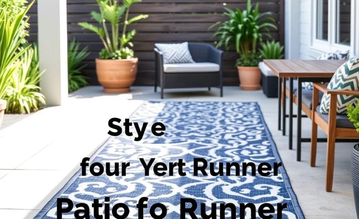 Styles and Patterns for Your Patio Runner