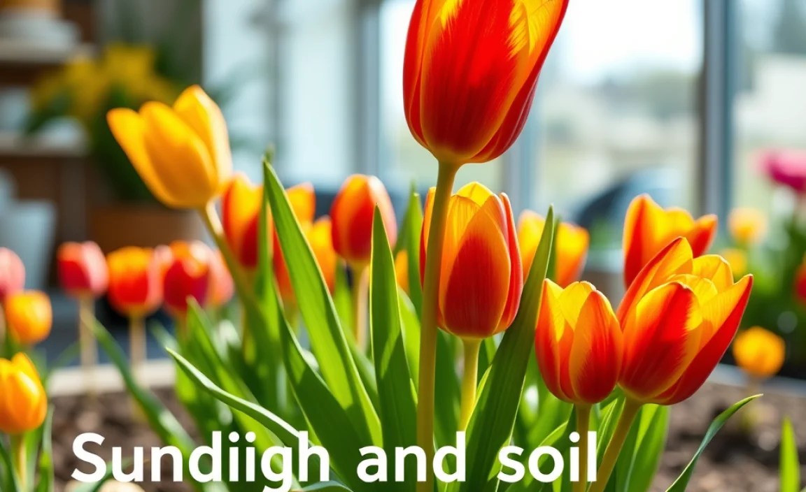 Sunlight and Soil for Fall Bulbs