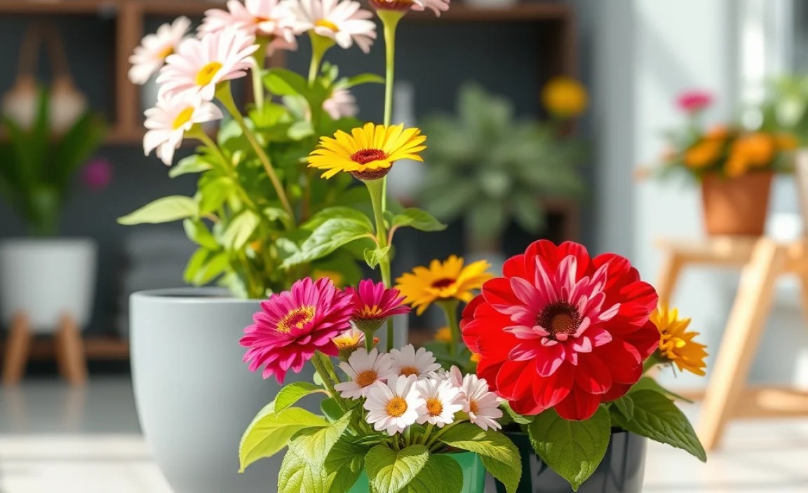 Sunlight Requirements for Container Flowers
