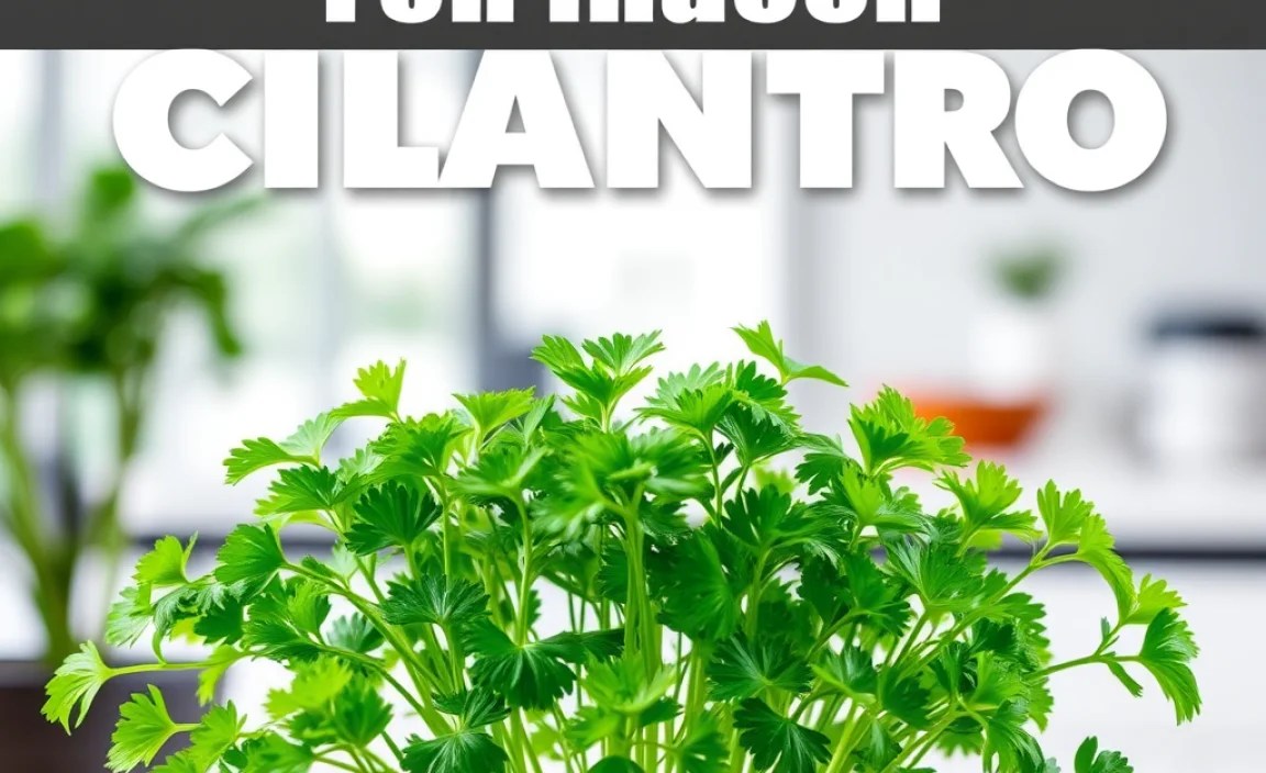 Temperature Control for Indoor Cilantro