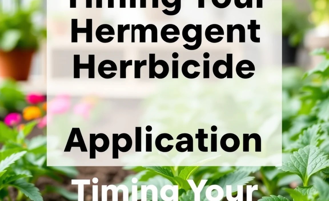 Timing Your Herbicide Application