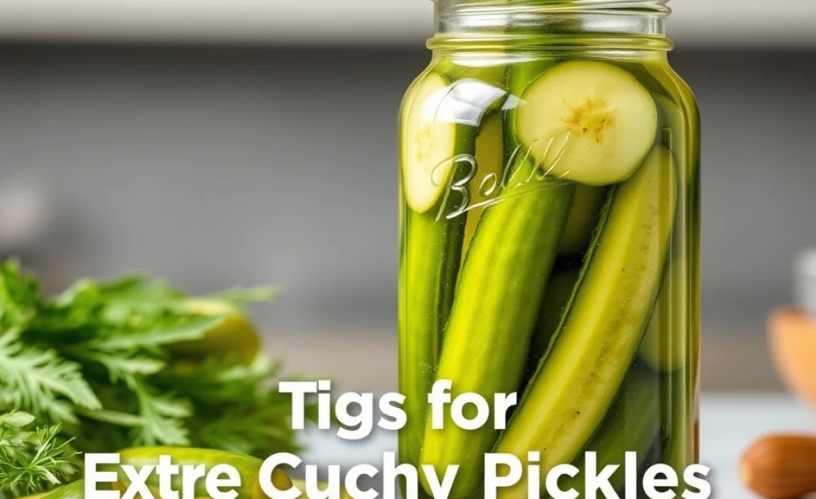 Tips for Extra-Crunchy Pickles