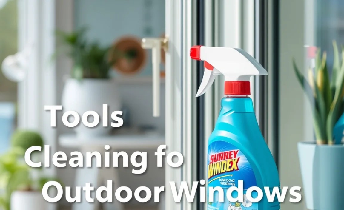 Tools Needed for Cleaning Outdoor Windows