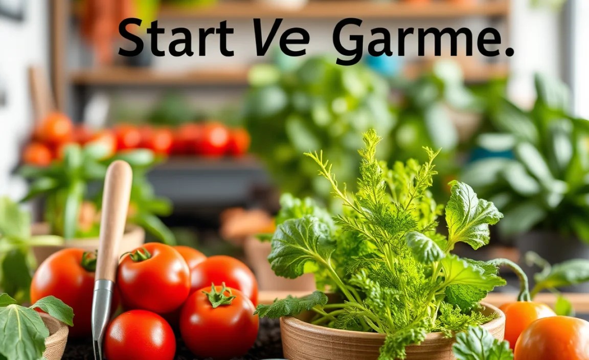 Tools Needed to Start Vegetable Garden Beginners
