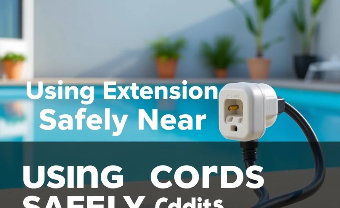 Using Extension Cords Safely Near Pools