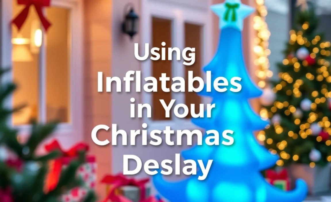 Using Inflatables in Your Christmas Display