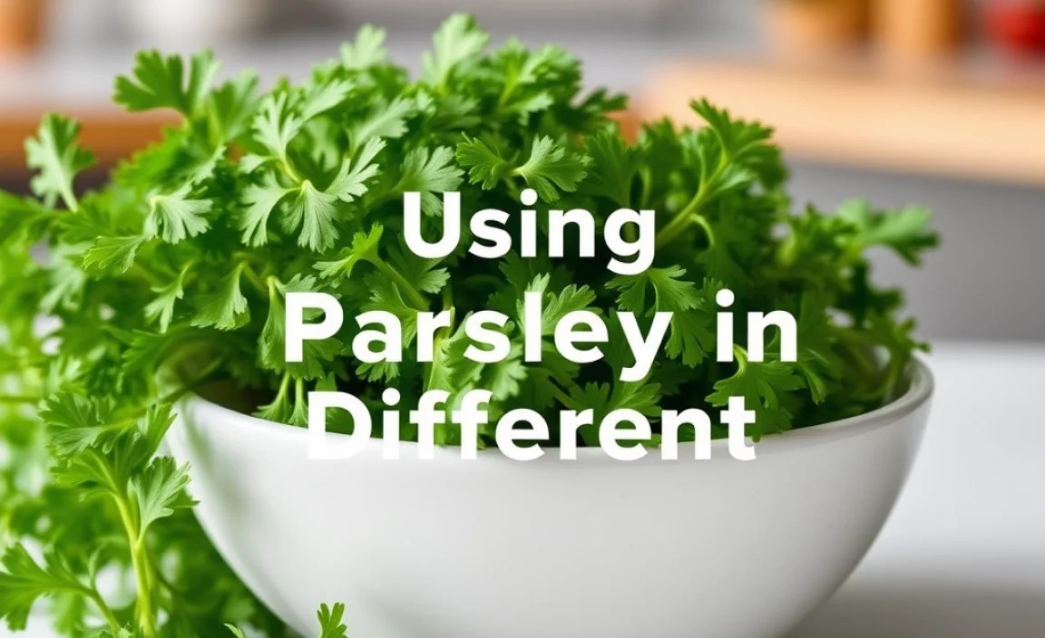 Using Parsley in Different Cuisines