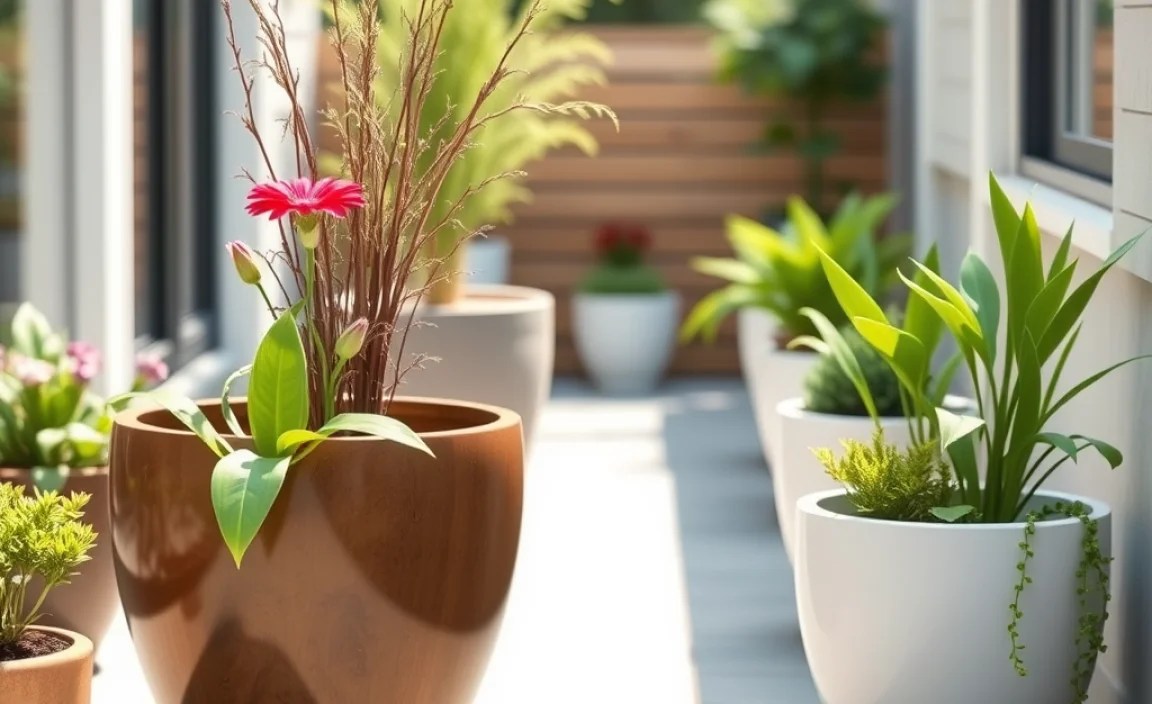 Using Recycled Items for Planters