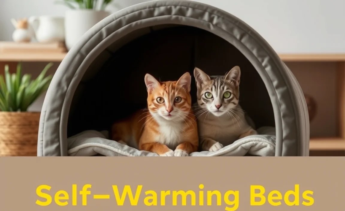 Using Self-Warming Beds for Outdoor Cats