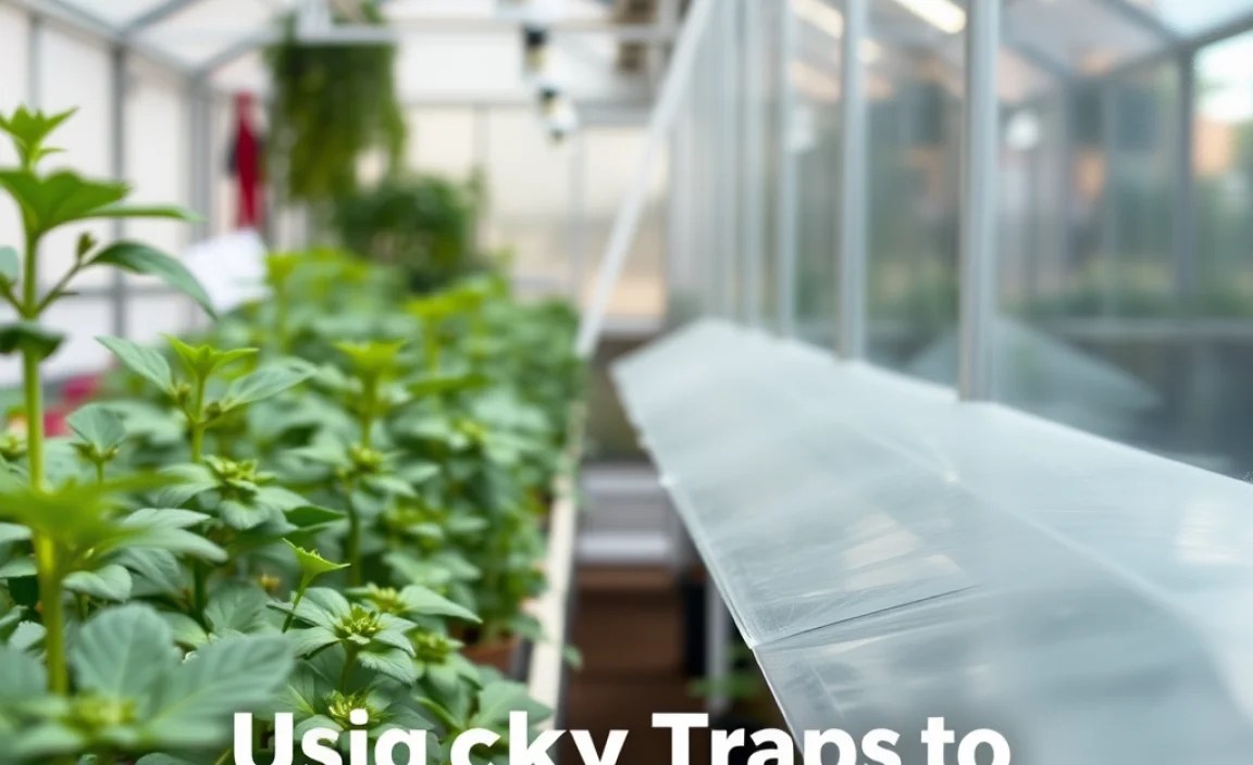 Using Sticky Traps to Catch Whiteflies