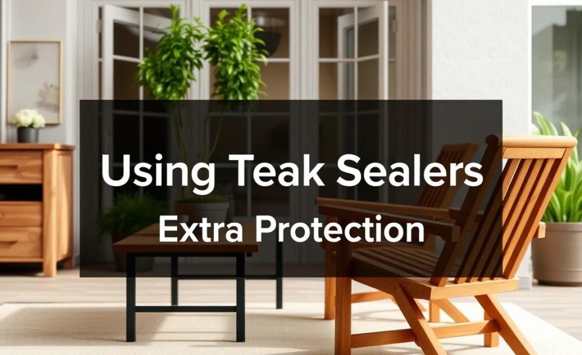 Using Teak Sealers for Extra Protection