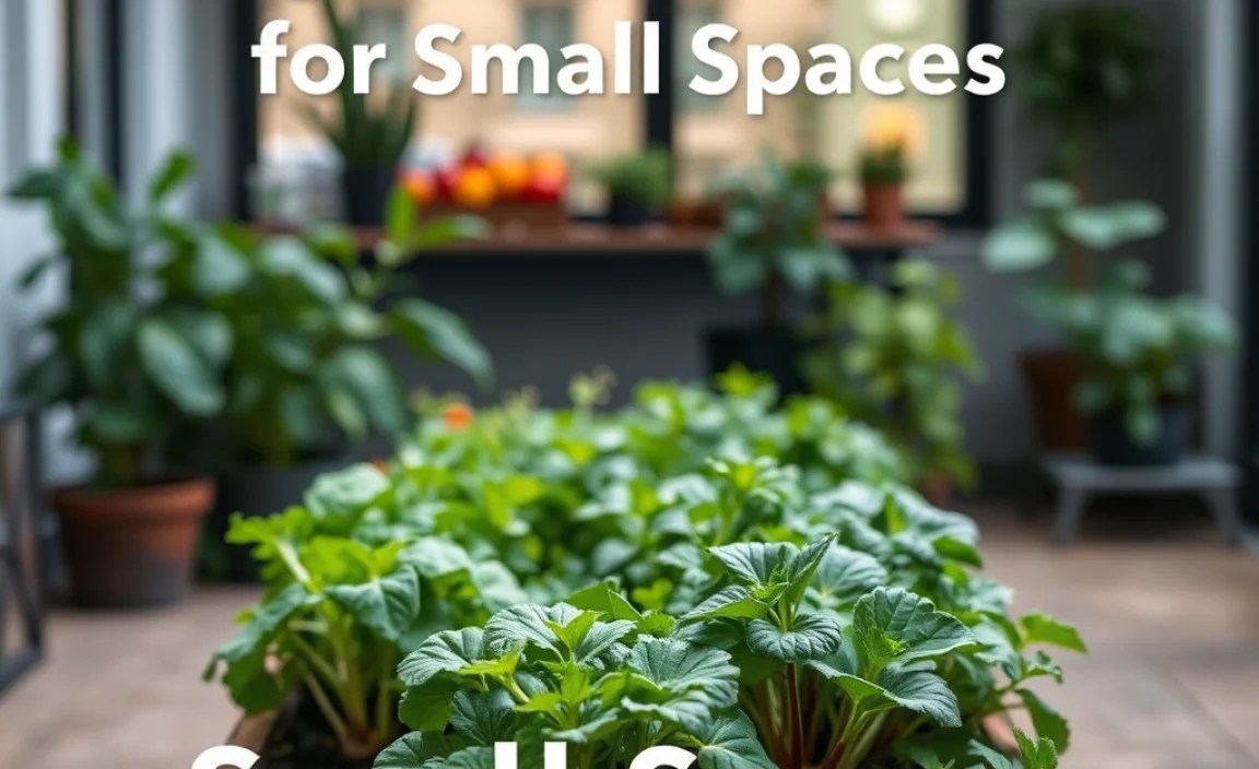 vegetable gardens for small spaces