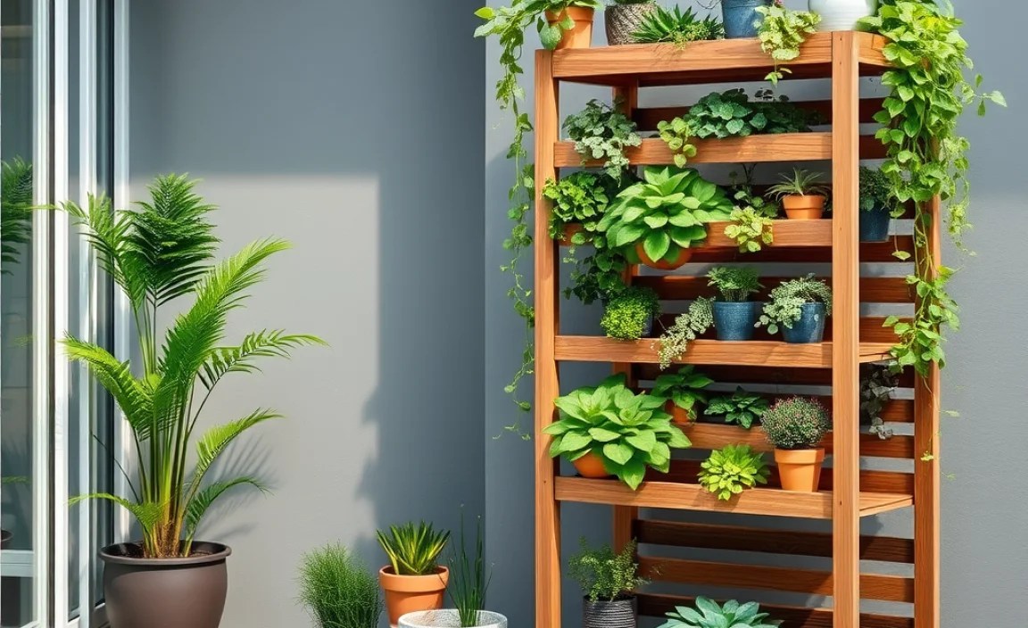 Vertical Garden Structures and DIY Ideas