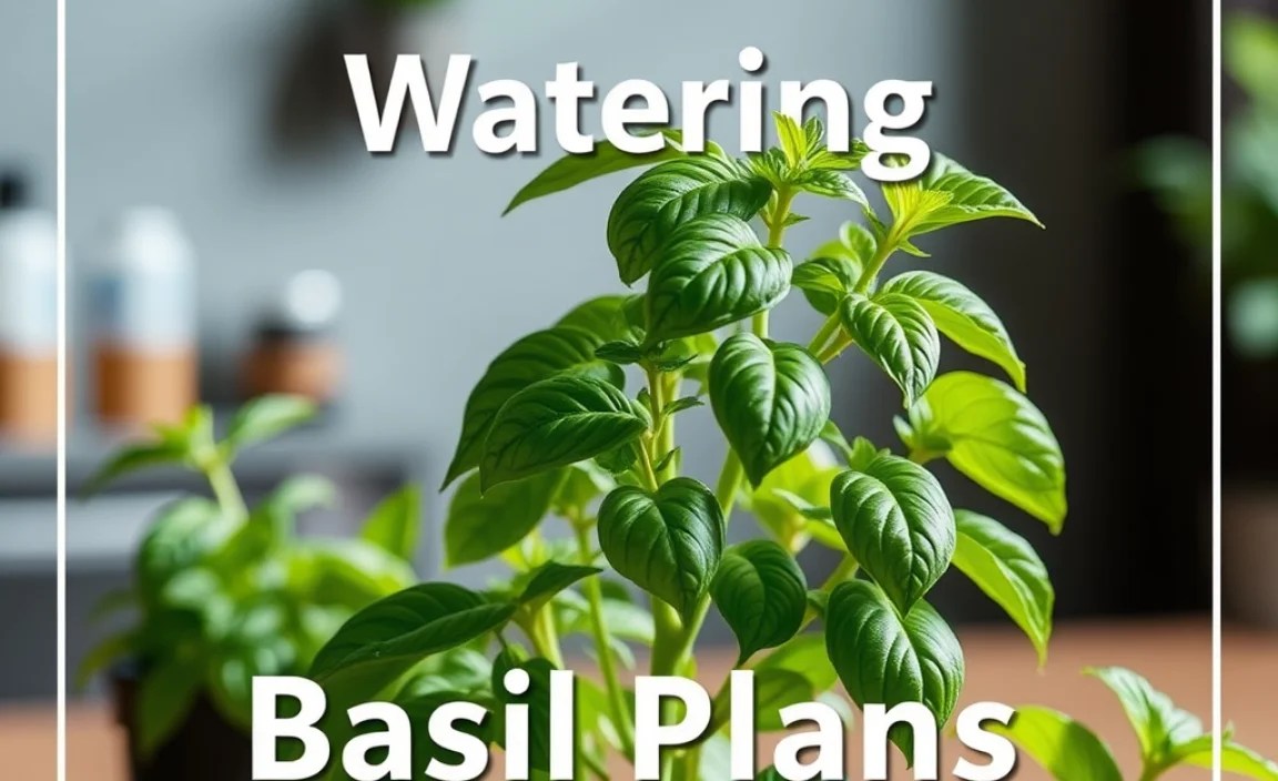 Watering Basil Plants Correctly