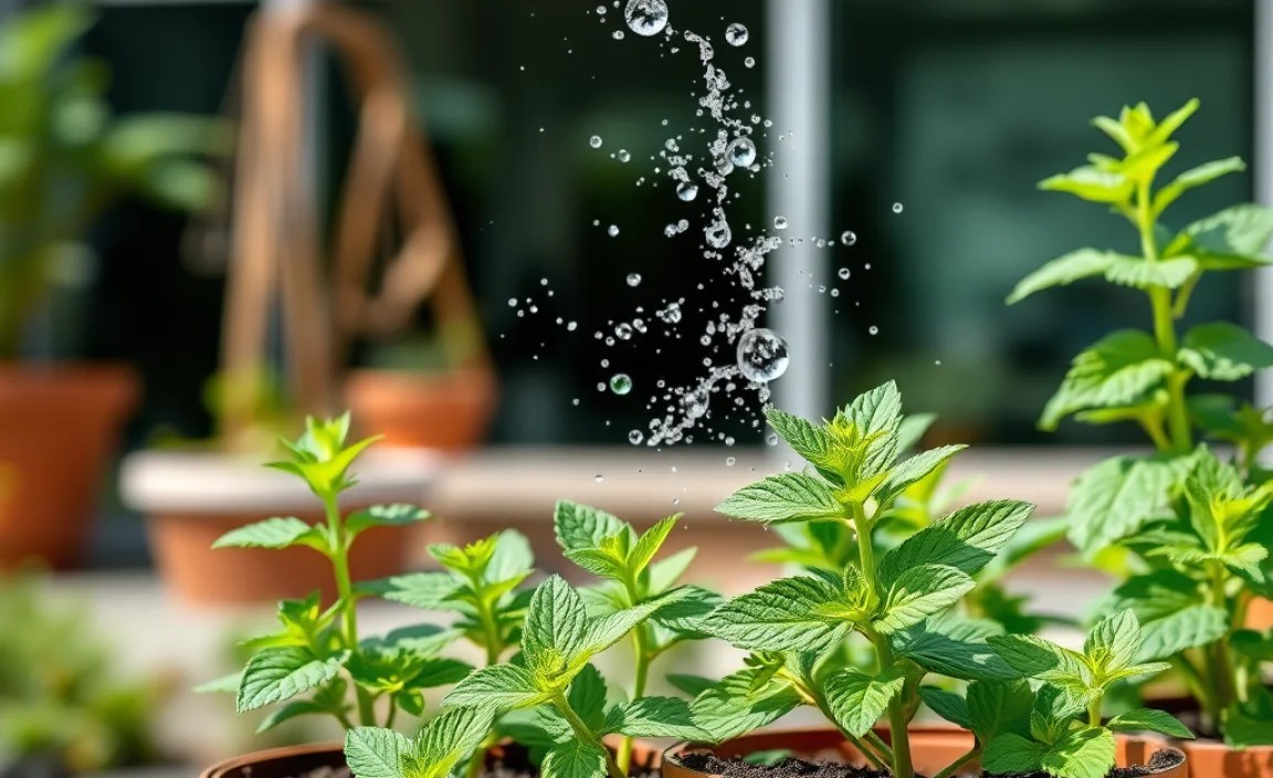 Watering Mint Properly