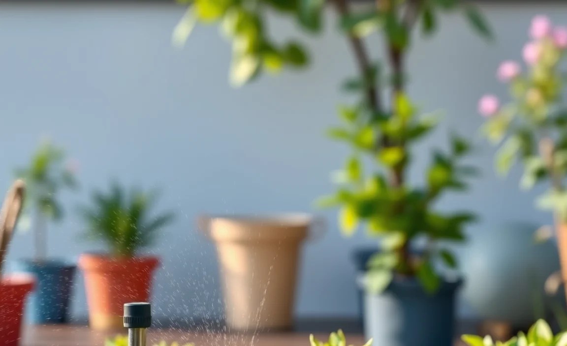 watering system for gardens