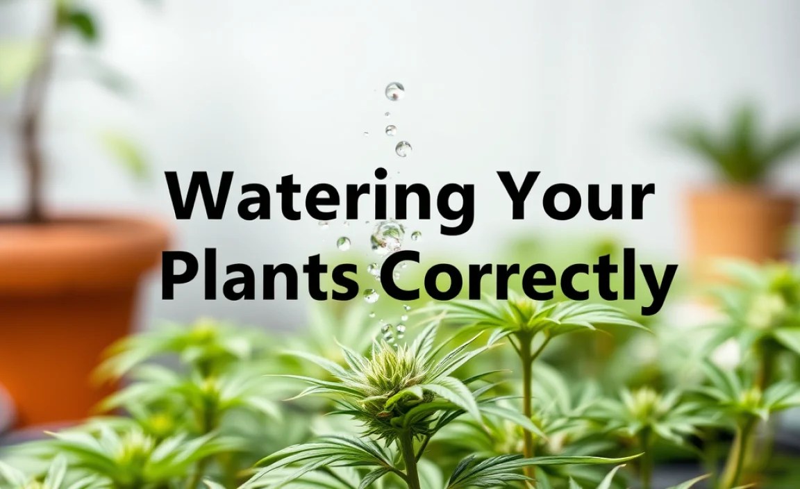 Watering Your Plants Correctly