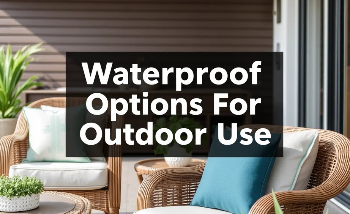 Waterproof Options For Outdoor Use
