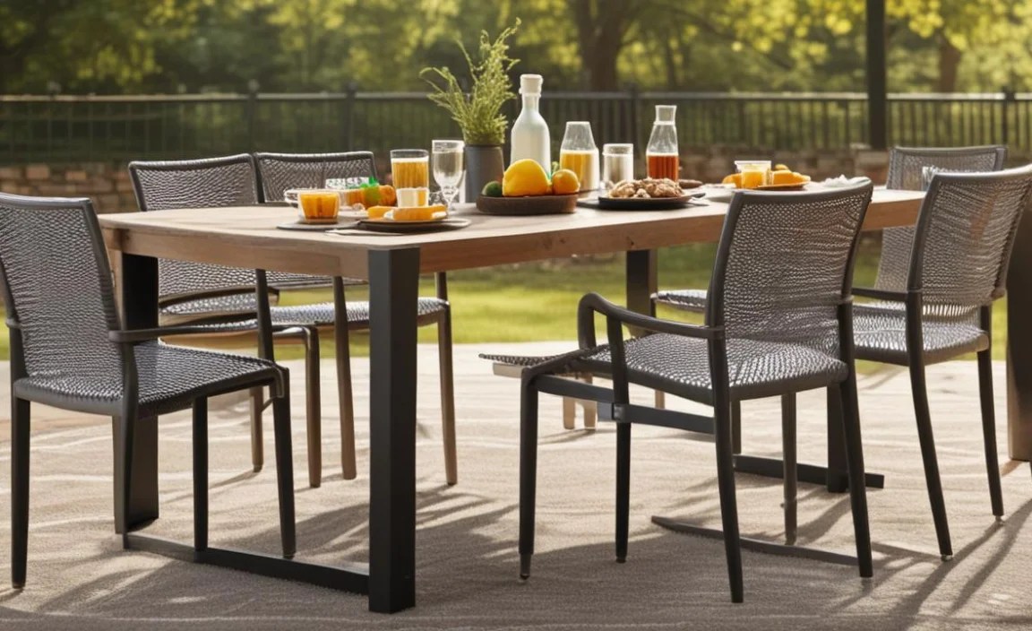Accessorizing Your Outdoor Dining Set for Two