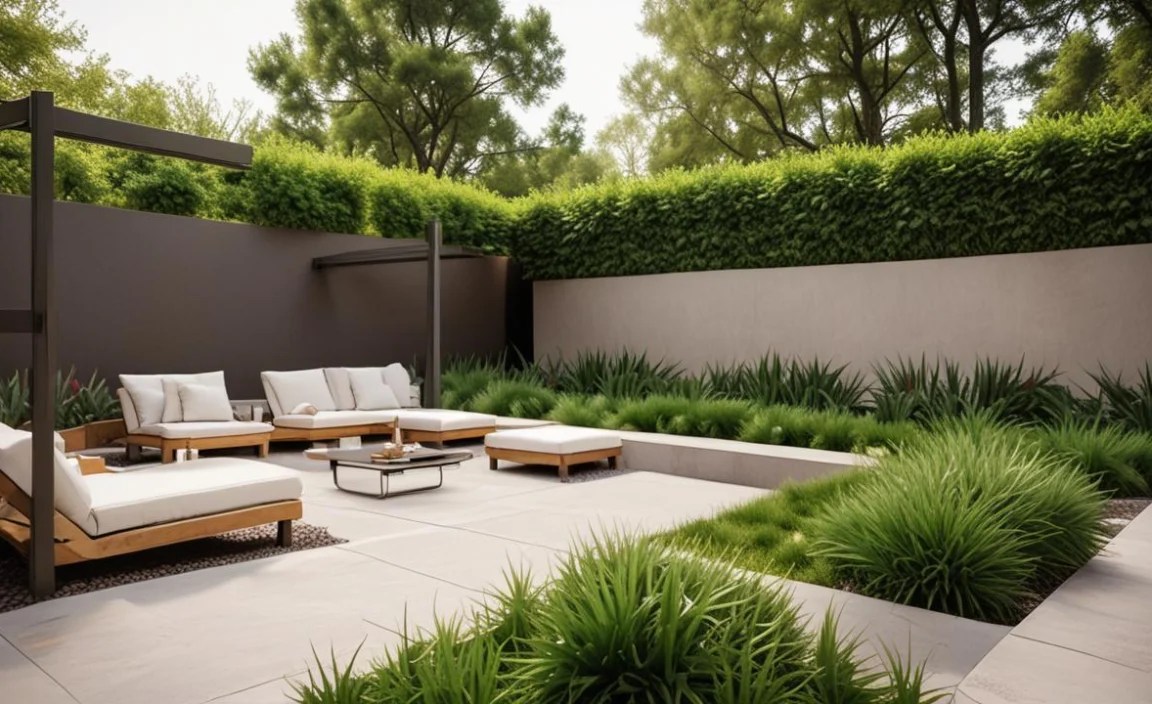 Adding Seating Areas to Rectangular Gardens