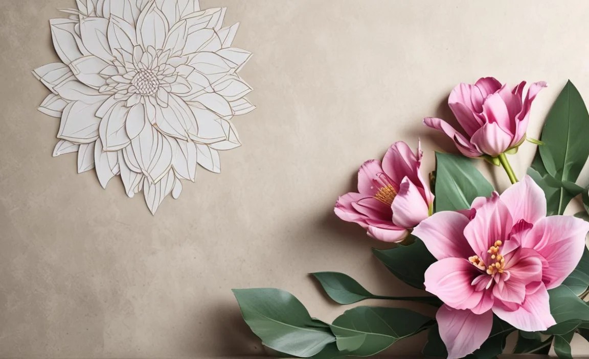 Applying Large Flower Stencils Correctly