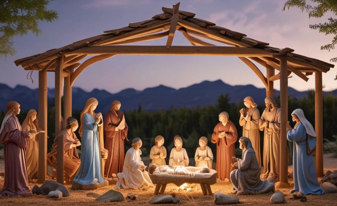 Assembling Your Outdoor Nativity Scene