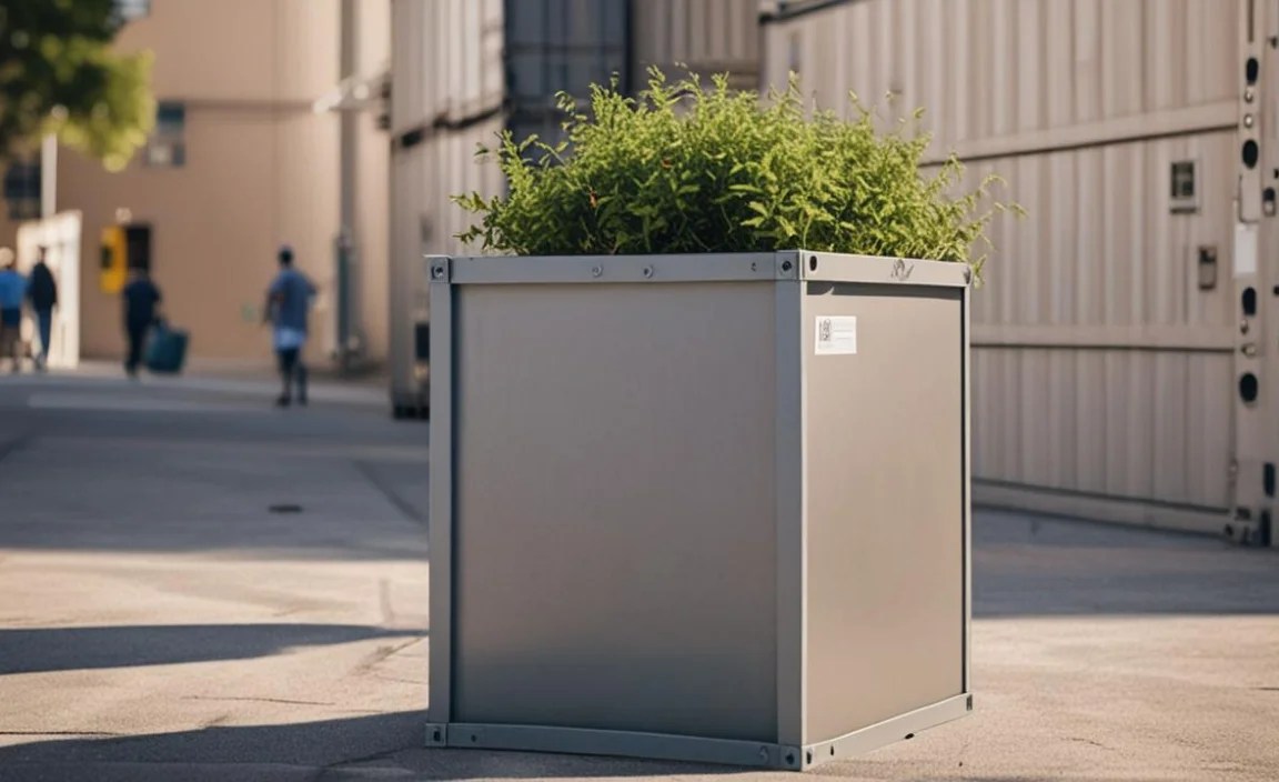 Comparing Different Outdoor Trash Containers