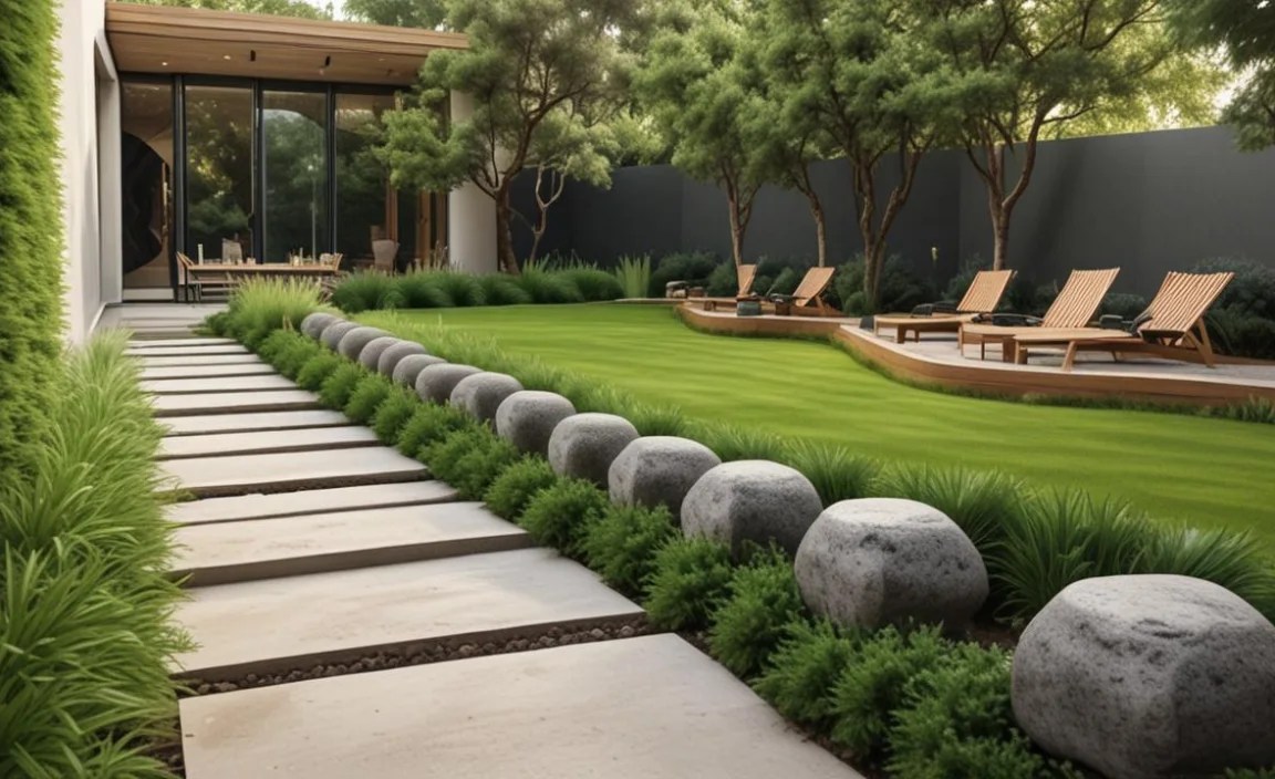 Creating Pathways in Rectangular Gardens