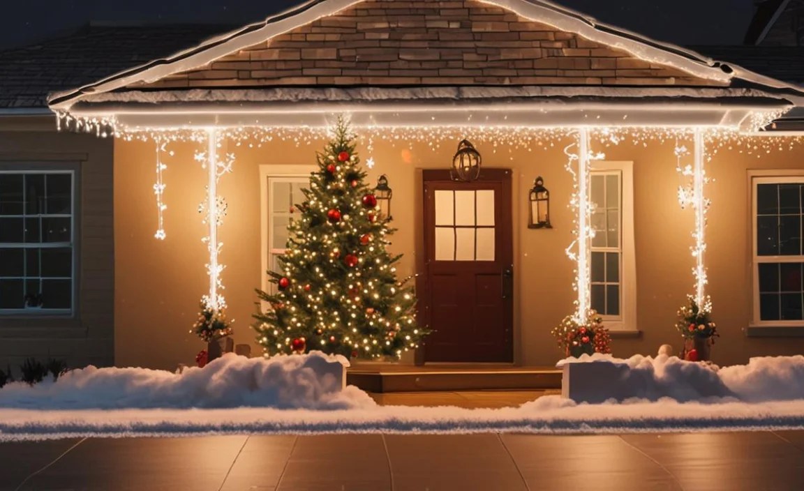 Creating Patterns with Indoor Window Lights