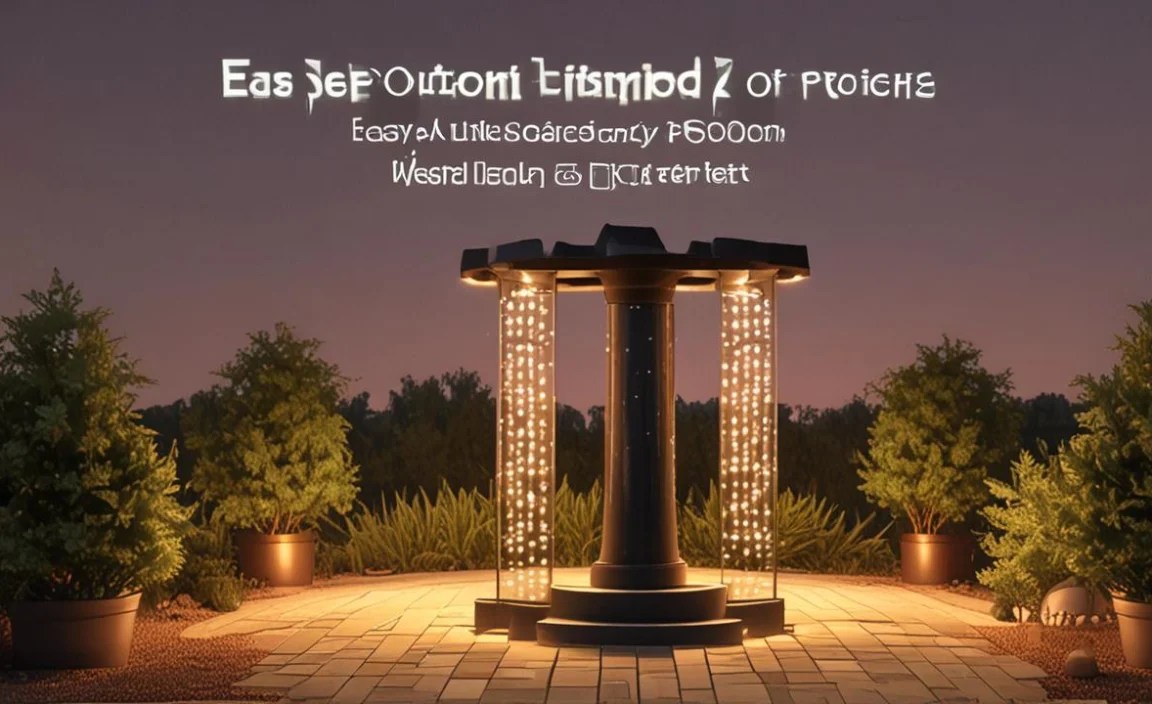 Easy Setup Timer Outdoor Lights: A Quick Guide