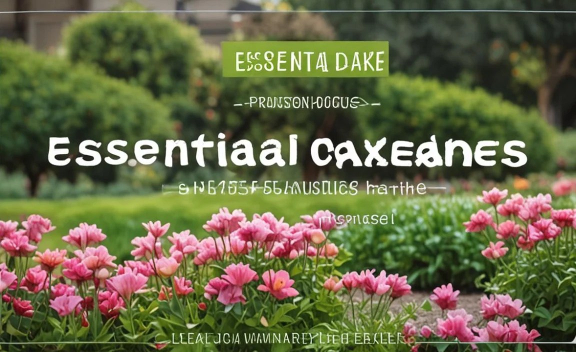 Essential Tips For Gardens Sake