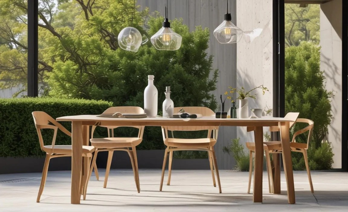 Foldable and Extendable Narrow Tables