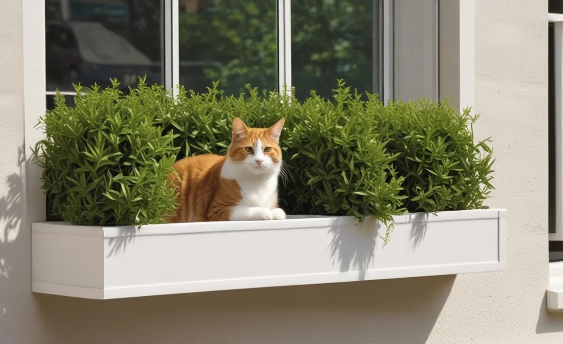 Installing Outdoor Window Boxes For Cats