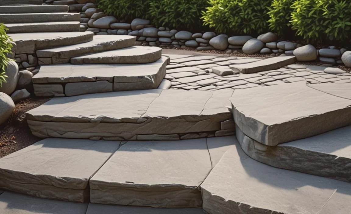 Installing Slate Steps Outdoors