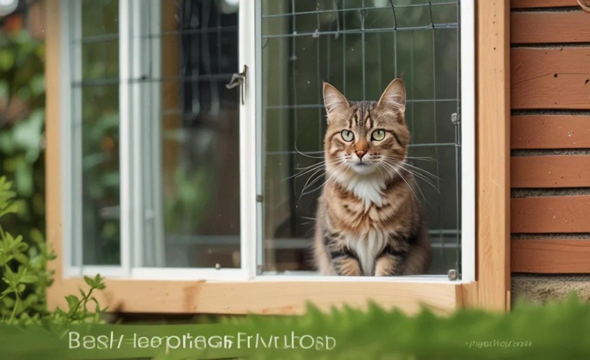 Maintaining Your Cat Window Enclosure