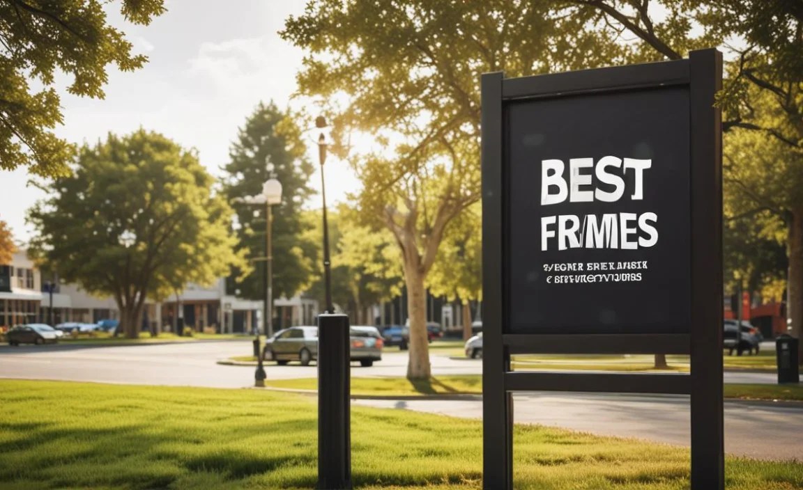 Maintaining Your Outdoor Sign Frames